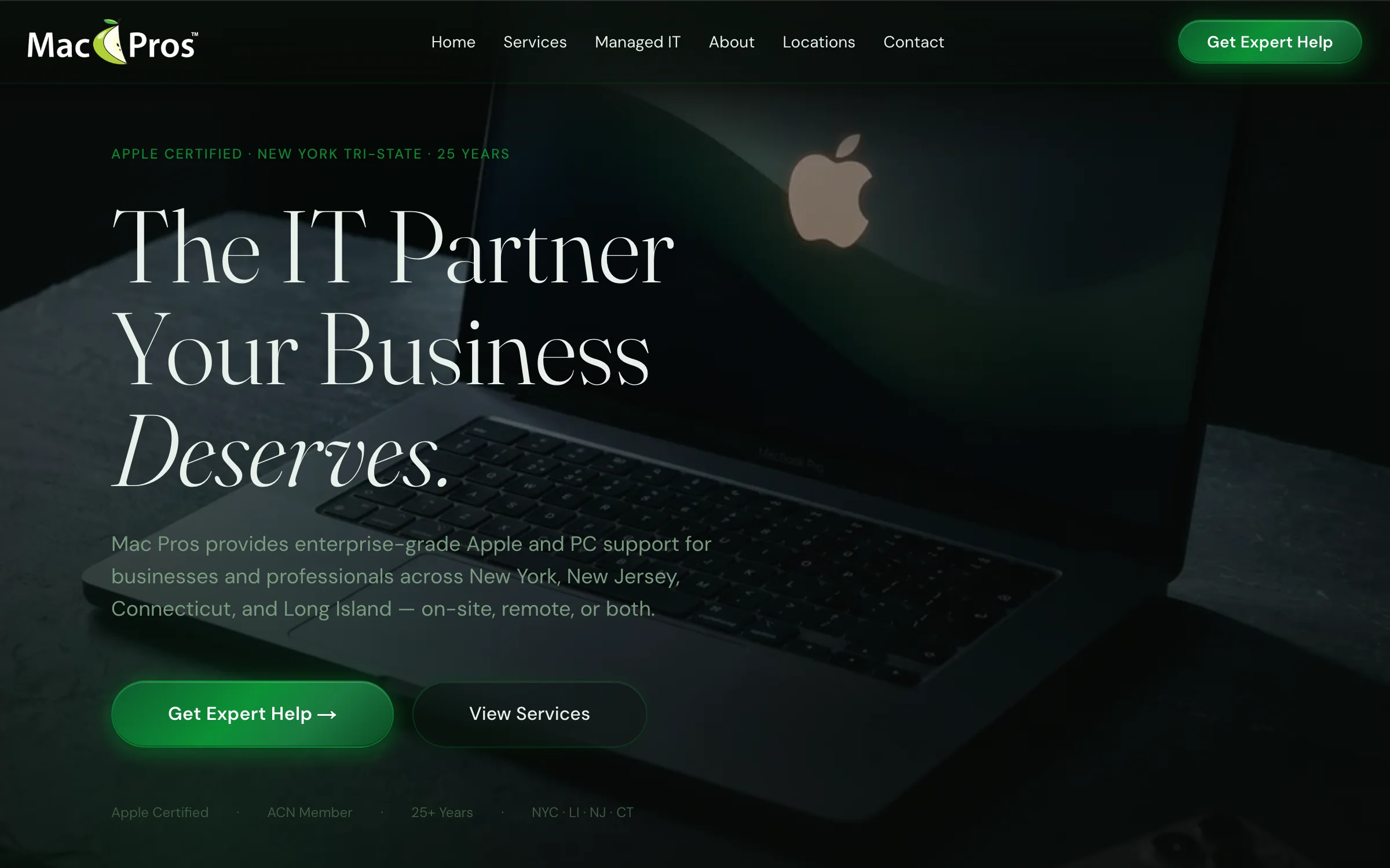 Mac Pros — site preview